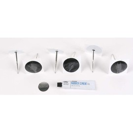 Stop & Go 3002 (6 Pack) Patch/Plug Repair Kit (Inside Out) w/Rubber Cement