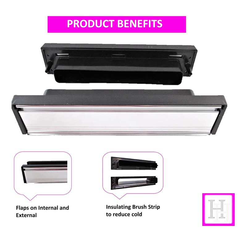 Haven Heritage ® 12" 300mm Letterbox with Letterbox Draft excluder