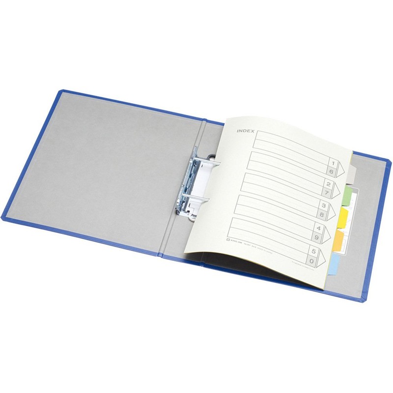 キングジム キングファイル B5 タテ 800枚収納 両開き 2458A 青