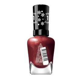 Sally Hansen Miracle Gel™, Holiday Romance, Long Lasting, Gel-Like Formula, No UV Lamp Needed, Red Glitter Nail Polish