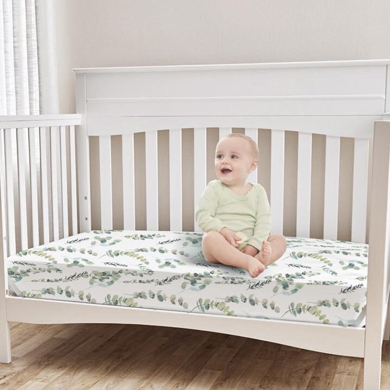 Bimocosy 4 Pack Cot Sheets,100% Microfiber- Breathable, 120 x 60cm