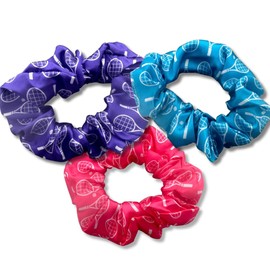 Tennis Scrunchie Set, Girls Tennis Hair Accessories, No Crease Tennis Premium Hair Elastics, Gift for Tennis Players and Teams