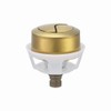 Wjelet Toilet Push Flush Button - Dual Flush Brushed Gold,