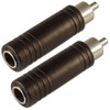 6.35mm 1/4" Mono Female Jack Socket to Single RCA Phono