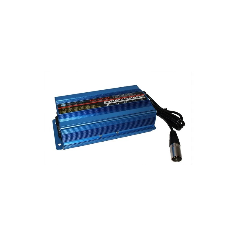 Mighty Max 24V 5Amp 3 Stage XLR Charger for Merits