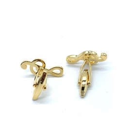 gentleman Cufflinks Music Notes Musician Special Occasion Dress Shirts free gift box #10