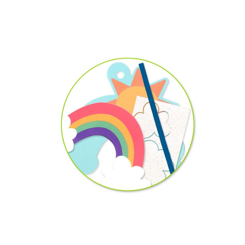 Foam Fun Hanging Rainbow Art Craft Kit - Makes 1