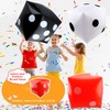 Restroma 12 Pcs Giant Inflatable Dice Jumbo Blow Up Dice
