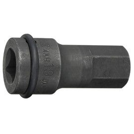 Tone HP4AH-19 Hexagon Socket for Impacts, 0.5 inch (12.7 mm) (1/2 mm), Double Side Width: 0.7 inches (19 mm)