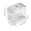 Acrylic Swab Storage Dispenser Holder Clear Makeup Organizer Cotton Bud