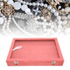 Pin Display Case Pink Large Elegant Solidwood Dustproof Glass Window