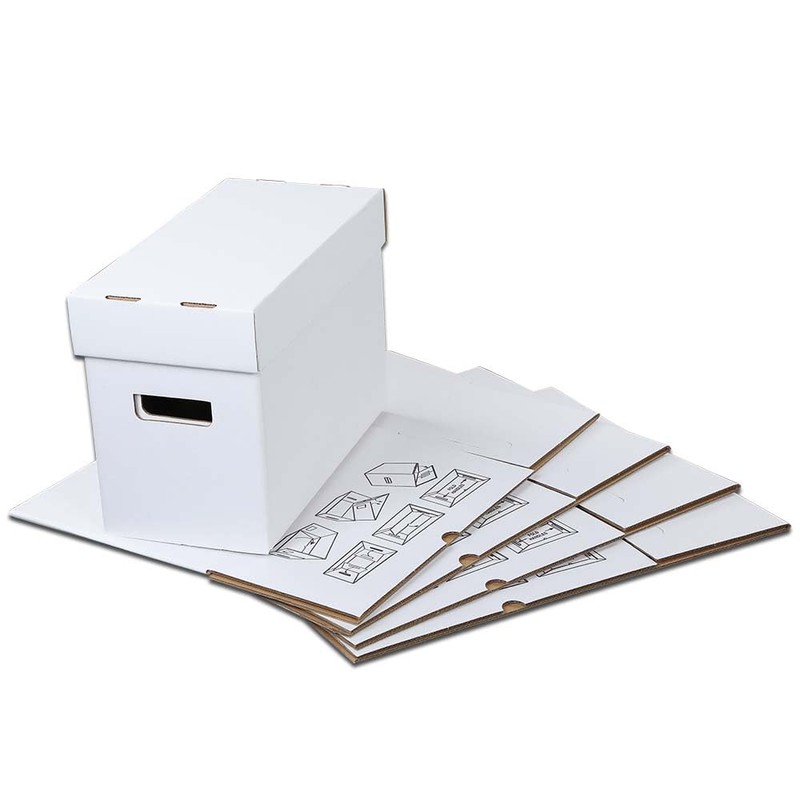 CROSSDESIGN 5 Pack Comic Book Storage Comic Book Box Holds