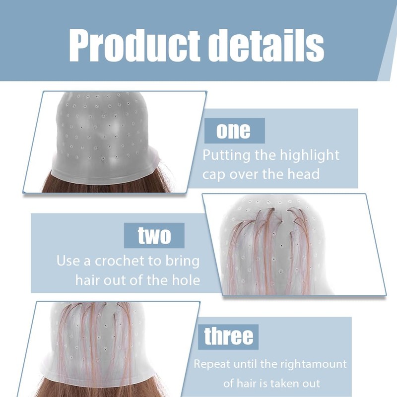 XURJUMI Thoquene Highlight Hood with Needle and Holes, Reusable Highlights