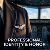 Pilot Pin,Pilot Wings Pin,Sliver Air Force Senior Pilot Wing Badge