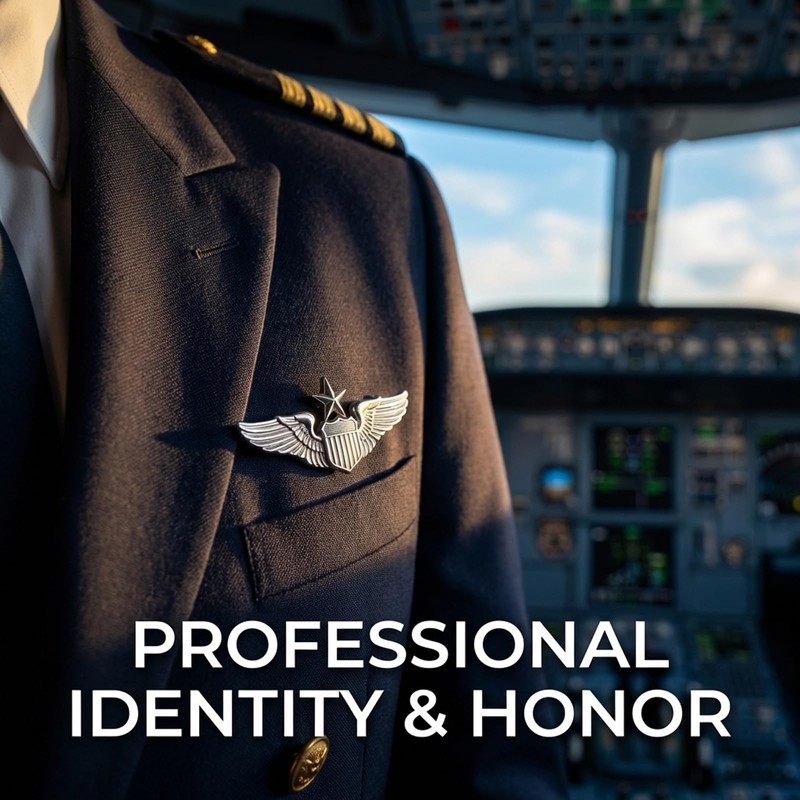Pilot Pin,Pilot Wings Pin,Sliver Air Force Senior Pilot Wing Badge
