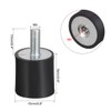 sourcing map M4 Thread Male Female Rubber Mounts,Vibration Isolators,Shock Absorber