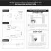 MODE Room Darkening Collection 1” Diameter Blackout Curtain Rod Set