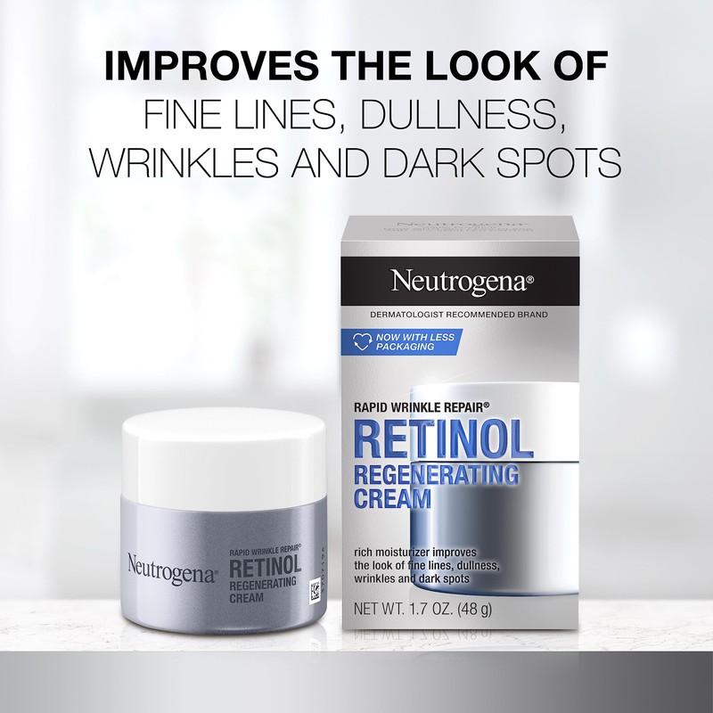 Neutrogena Rapid Wrinkle Repair Retinol Anti-Wrinkle Regenerate Face Cream, Day