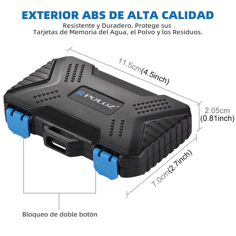 Funda para Tarjetas SD de 27 Ranuras, Estuche para Tarjeta