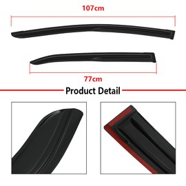 cciyu Side Window Deflector Window Deflector Sun Rain Guard 4Pcs Set Replacement fit for Corolla 2014 2015 2016 2017 2018 2019