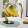 everous Banana Hanger black Marble Base,Modern Banana Holder Tree Stand