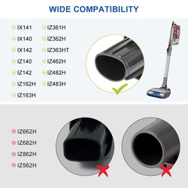 LANMU Vacuum Attachments Compatible with Shark IX141 IZ363HT IZ362H Cordless Pet Stick Vacuum, Horse Hair Brush Crevice Tool Vacuum Adapter for 32mm Universal Vacuum Accessories