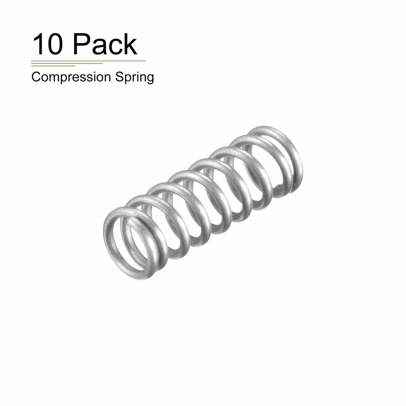 DTGN 1 x 7 x 20 mm (DxADxL) Compression Spring