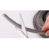 Zjclx 5m (16feet) Brush Weather Striping Card-Slot Seal Strip Pile