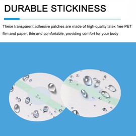 AWAVM Freestyle Libre Plasters, Pack of 70 Waterproof Plasters for Freestyle Libre, Skin-Friendly & Fixing Plasters, 14 Days Transparent Plasters, Freestyle Libre 3 Sensor