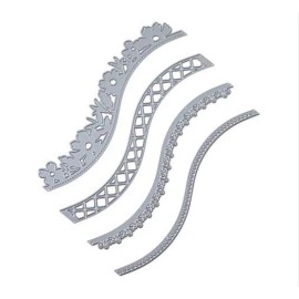 LDRS LittleDarlings 4 WavyEdge Dies Daisy Mixed Bouquet Cardmaking 778248 EW-A