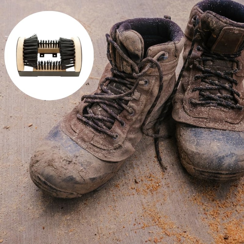 Kole Imports Shoe Boot Floor Mount Scraper