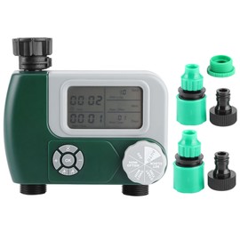 DualOutlet Timer Irrigation System Controller Intelligent Large Display Watering Controller