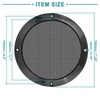 ACROPIX 6.5 Inch Speaker Grill Cover Black - Pack of