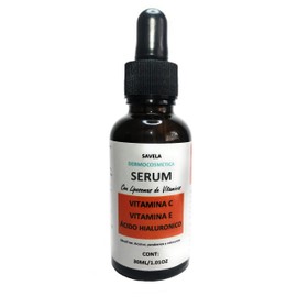 2 Serum Vitamina C, E, Ácido Hialuronico, Colágeno y Elastina 30 ml, Con Liposomas y extracto de Moringa, Ultra-Hidratante, antiedad, disminuye y evita signos de envejecimiento, antioxidante