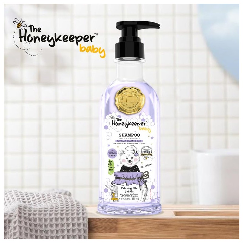 The Honeykeepeer BABY SHAMPOO ACEITES RELAJANTES, 250 ml