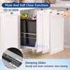 Insputer Dual Pull Out Trash Can Under Cabinet with Soft-Close