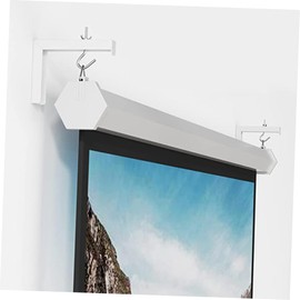 STOBOK 1set Projector Wall Mount Bracket Bracket for Projector Screen Adjustable Wall Hook Heavy Duty Easy Install for Home Theater