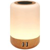 salipt LED Bedside Lamp, 4 USB Ports, Table Lamp Touch