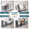 Sekonow Shower Caddy Suction Cup, Large Shower Organizer for Kitchen