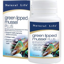 Natural Life Green Lipped Mussel 750mg 100 Capsules