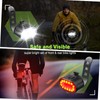 Oderra Luci Bicicletta LED USB Ricaricabile IPX5