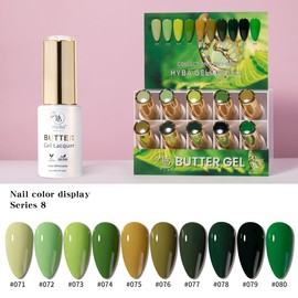 HYBA BUTTER Gel Polish SERIES 8 (71-80)