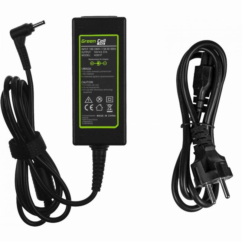 GC PRO Laptop Power Supply 19 V 2.37 A 45