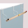 Picowe Over The Door Hanger with Removable Wooden Rod |