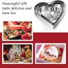 Plouluyt 5 Piece Heart Shape Cookie Cutter Set Valentine Cookie