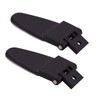 103528 Truck Cap Glass Rear Door Hinges with Hardware,2Pcs