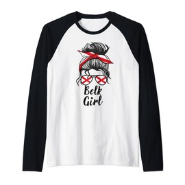 Belk Girl, Alabama Women USA Raglan Baseball Tee