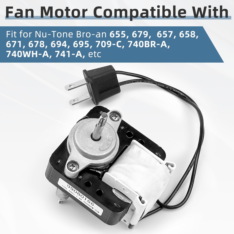 S99080166 BP28 Bathroom Vent Bath Fan Motor Kit Replacement YJF6178