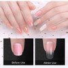 AIJIMEI Poly Nägel Gel 15ml,2Farben Nail Extension Gel Kit Mit
