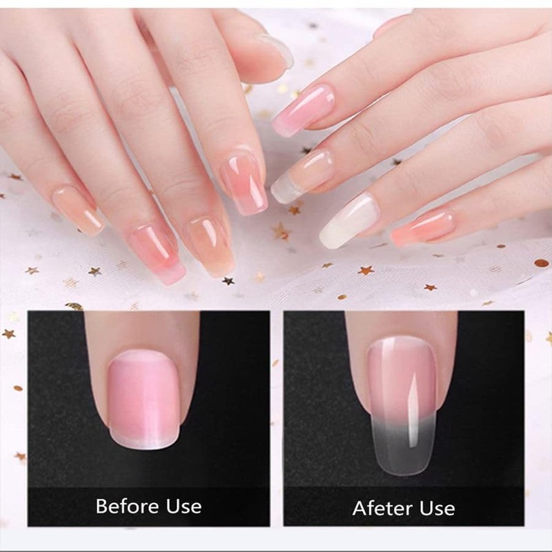 AIJIMEI Poly Nägel Gel 15ml,2Farben Nail Extension Gel Kit Mit
